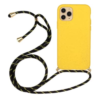 SKALO iPhone 15 Pro Max Mobiilikauluksen suojakuori - Keltainen