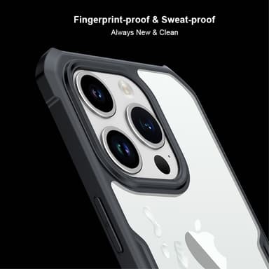 XUNDD-takakansi iPhone 15 Pro Max akryyli+TPU-puhelinkotelolle