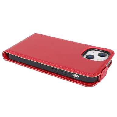 iPhone 13 MINI Suojakuori Lompakkokotelo (Punainen)