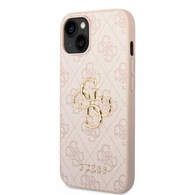 Guess iPhone 15 Plus Kuori 4G Logo Vaaleanpunainen