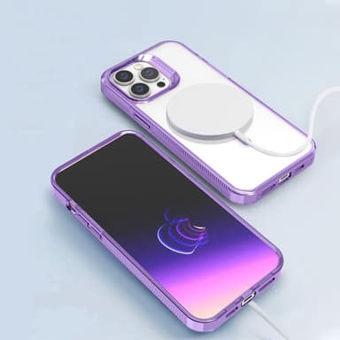 SKALO iPhone 15 Pro Väri Puskurin Magnet Suojakuori - Sininen