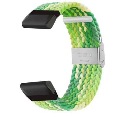 Punottu kellon ranneke Garmin Enduro 2 - Gradient green