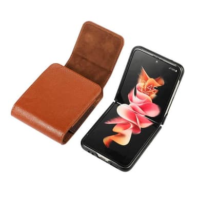Vyölaukku Samsung Galaxy Z Flip 5 - Ruskea