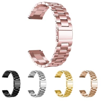 SKALO Teräsranneke Amazfit Bip 5 - Pinkki