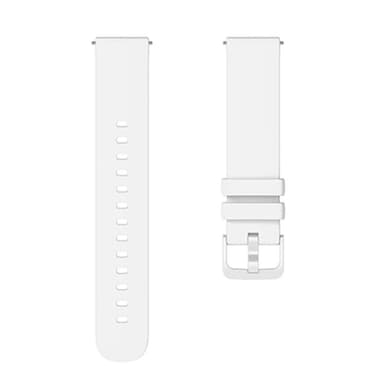 SKALO Silikoniranneke Amazfit Bip 5 - Valkoinen