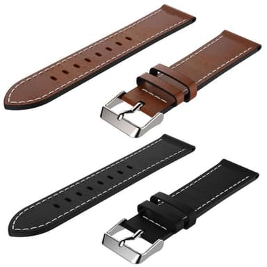 SKALO Ranneke nahkaa Amazfit Cheetah Square - Ruskea