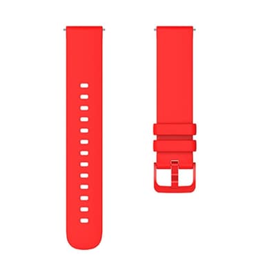 SKALO Silikoniranneke OnePlus Watch 2/2R - Punainen