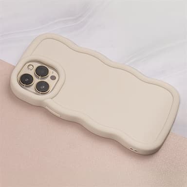 Candy Curly takakuori iPhone 16 Pro:lle - Beige