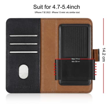 Samsung Galaxy S2 / S2 PLUS Suojakuori Lompakkokotelo