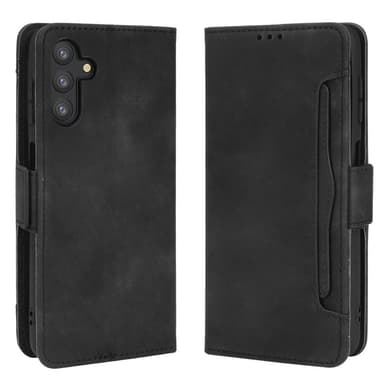 SKALO Samsung A04s 4G 6-lokeroa Lompakkokotelo - Musta