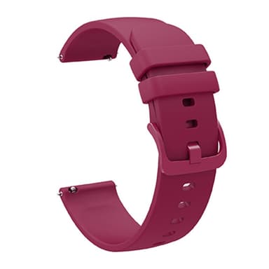 SKALO Silikonirannekkeet Withings ScanWatch 38mm - Viininpunainen