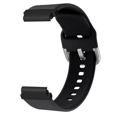 SKALO Garmin Fenix 8 Amoled 43mm Silikoniranneke Muotoiltu - Musta