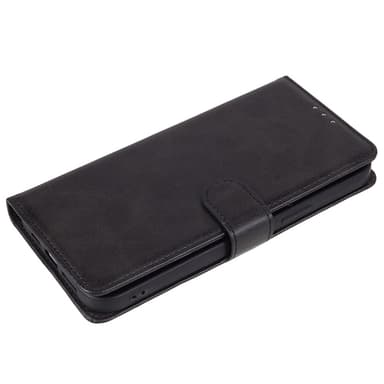 SKALO Motorola Moto G55 5G Premium Wallet Lompakkokotelo - Musta