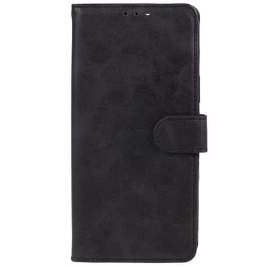 SKALO Motorola Moto G55 5G Premium Wallet Lompakkokotelo - Musta
