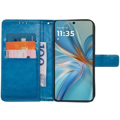 Lompakkokotelo 3-kortti Motorola Moto G75 5G - Vaaleansininen