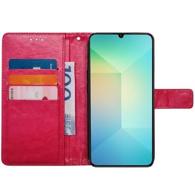 Lompakkokotelo 3-kortti Samsung Galaxy A06 - Vaaleanpunainen