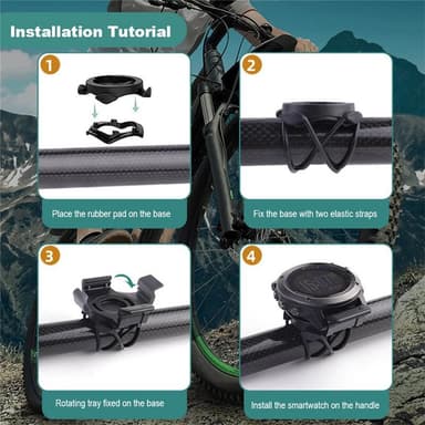 Pyöräteline nopealla kiinnityksellä Garmin D2 Bravo