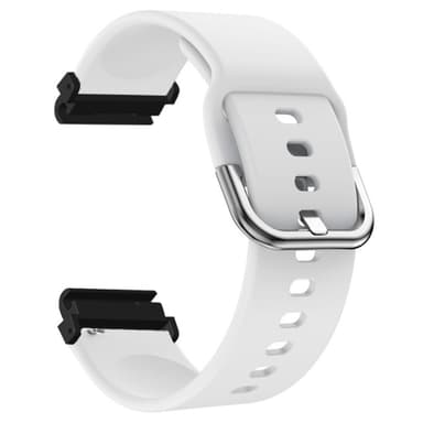 SKALO Garmin Fenix 8 Amoled 43mm Silikoniranneke Muotoiltu - Valkoinen
