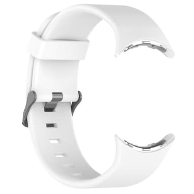 SKALO Silikoniranneke Google Pixel Watch 3 45mm - Valkoinen