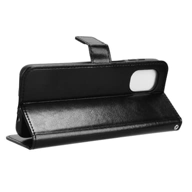 SKALO Motorola Moto G55 5G PU-nahkainen Lompakkokotelo - Musta