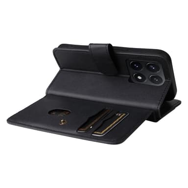 SKALO Xiaomi 14T 10-lokeroa Lompakkokotelo - Musta