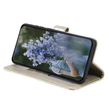 SKALO Motorola Moto G35 5G Mandala lompakkokotelo - Kulta