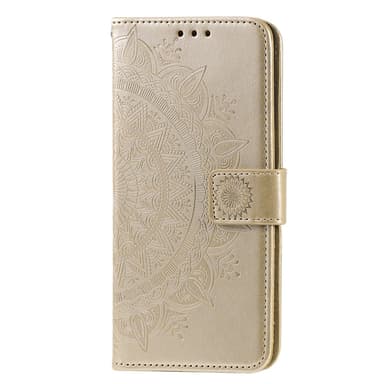 SKALO Motorola Moto G35 5G Mandala lompakkokotelo - Kulta