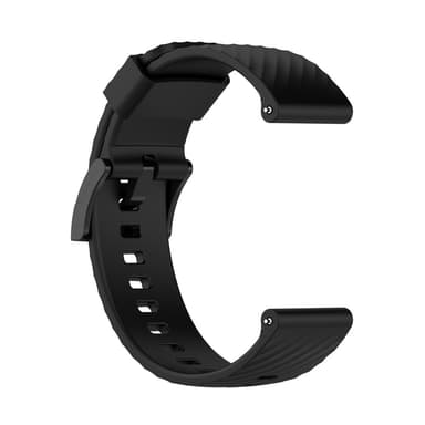 SKALO Silikoniranneke Mobvoi TicWatch Pro 5 - Musta