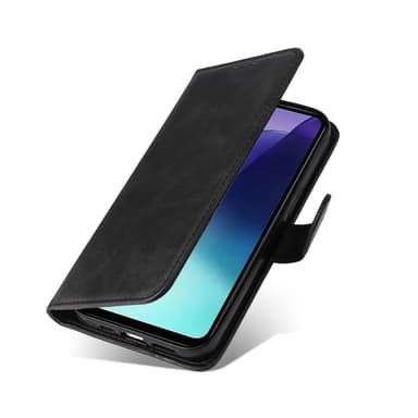 SKALO Xiaomi Redmi 14C PU-nahkainen Lompakkokotelo - Musta