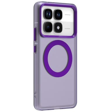 SKALO Xiaomi 14T Pro Candy Series Hybrid Suojakuori - Violetti