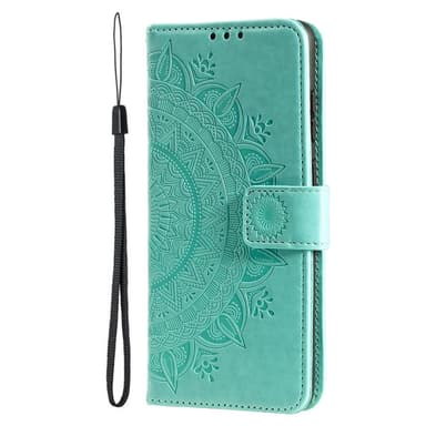 SKALO Xiaomi 14T Mandala lompakkokotelo - Turkoosi