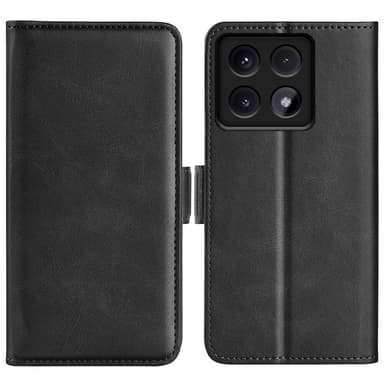 SKALO Xiaomi 14T Premium Wallet Lompakkokotelo - Musta