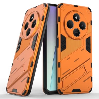 SKALO Xiaomi Redmi 14C Hybrid Suojakuori - Oranssi