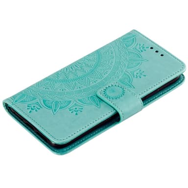 SKALO Xiaomi 14T Mandala lompakkokotelo - Turkoosi