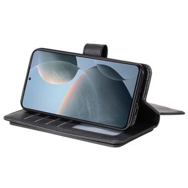 SKALO Xiaomi 14T Pro 10-lokeroa Lompakkokotelo - Musta