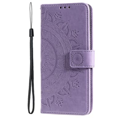 SKALO Xiaomi 14T Mandala lompakkokotelo - Violetti