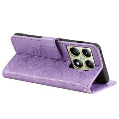 SKALO Xiaomi 14T Mandala lompakkokotelo - Violetti