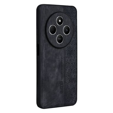 SKALO Xiaomi Redmi 14C AZNS PU-nahka suojakuori - Musta