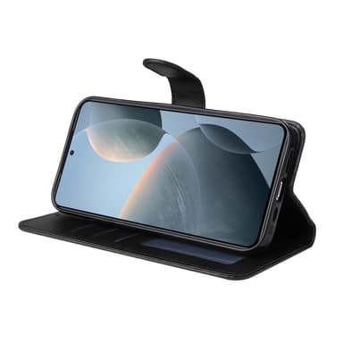 SKALO Xiaomi 14T PU-nahkainen Lompakkokotelo - Musta