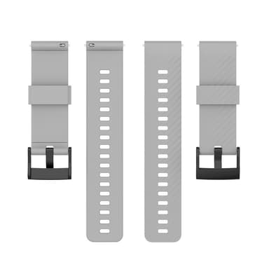 SKALO Silikoniranneke Mobvoi TicWatch Pro 5 - Harmaa