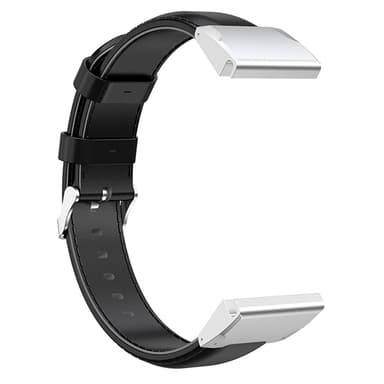 KALEBOL Nahkaranneke Garmin Fenix 8 47mm - Musta