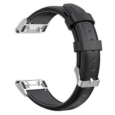 KALEBOL Nahkaranneke Garmin Fenix 8 47mm - Musta