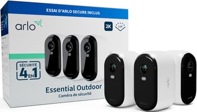 Arlo Essential 2K turvakamera (3 kpl)