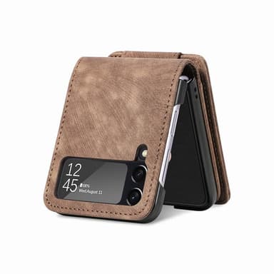 Kännykän kansi 2in1 Samsung Galaxy Z Flip 4 - Ruskea