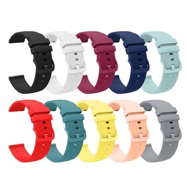 SKALO Silikoniranneke Amazfit GTS 3 - Viininpunainen