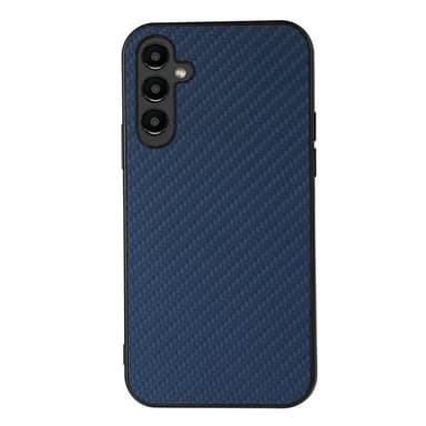 SKALO Samsung A14 4G/5G Carbon Fiber TPU-suojakuori - Sininen