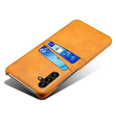 SKALO Samsung A54 5G PU-nahkainen Korttikotelo - Vaaleanruskea