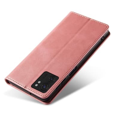 SKALO Motorola Edge 40 5G Premium Wallet Lompakkokotelo - Ruusukulta