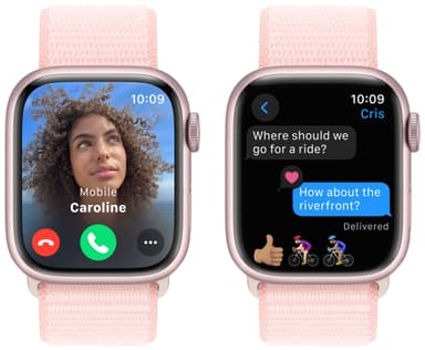 Apple Watch S9 41mm GPS+CEL (pinkki alumiini/vaaleanpun. Sport Loop)