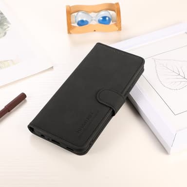 KHAZNEH OnePlus Nord 4 Case lompakkokotelolle Shell Phone Case - musta